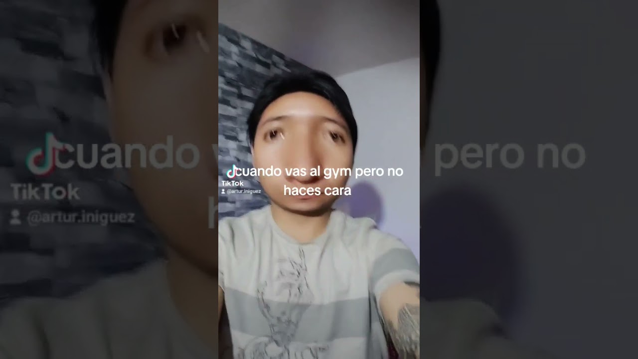 cuando vas al gym y no haces cara
