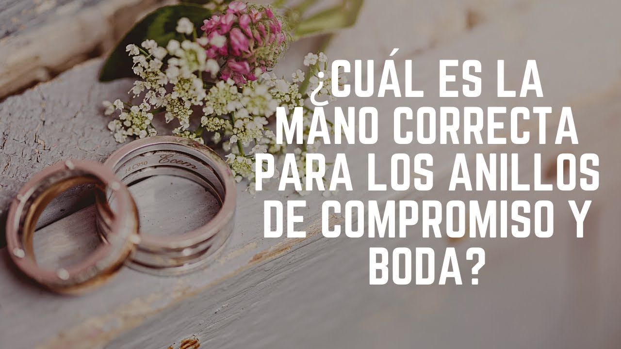 en que mano va el anillo de matrimonio catolico