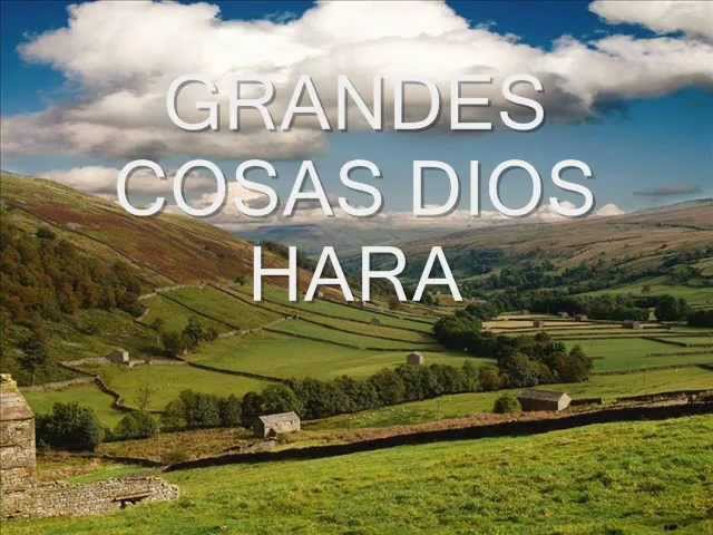 grandes cosas dios hara en este pueblo letra