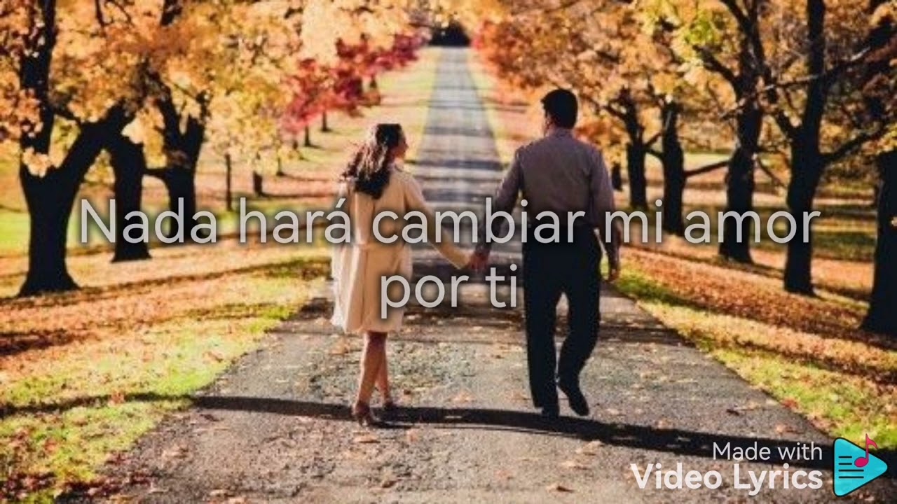 letra de nada va a cambiar mi amor por ti