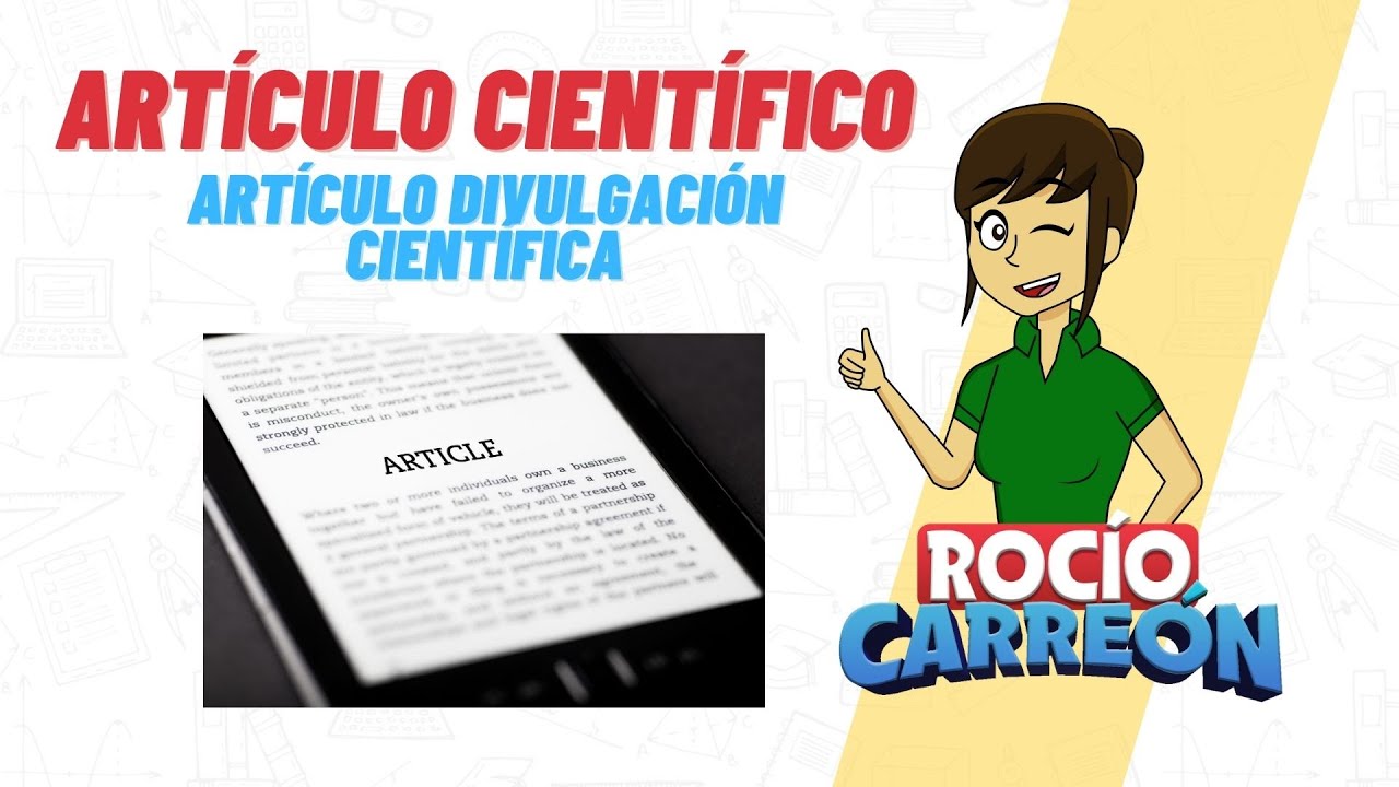 para qué escribirías un artículo de divulgación científica