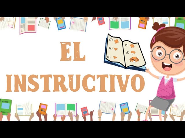 que es un instructivo para niños de primaria