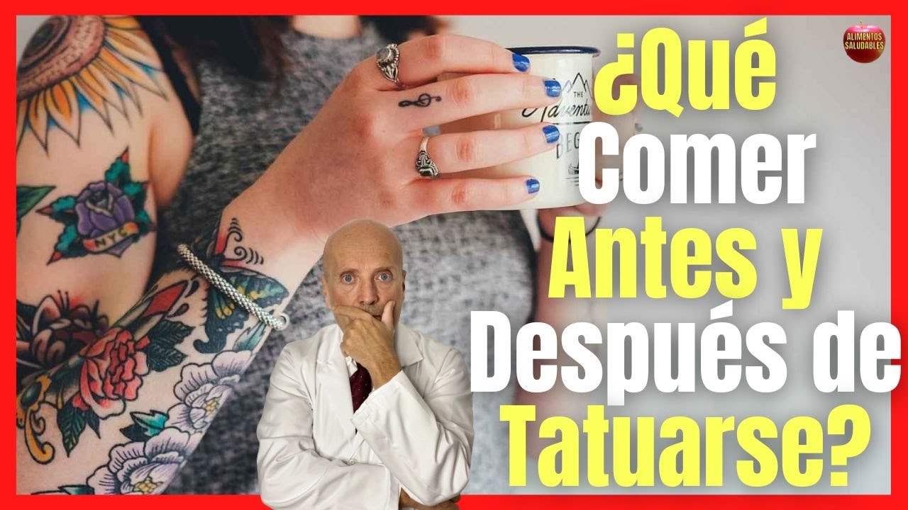 que no debe comer una persona recien tatuada