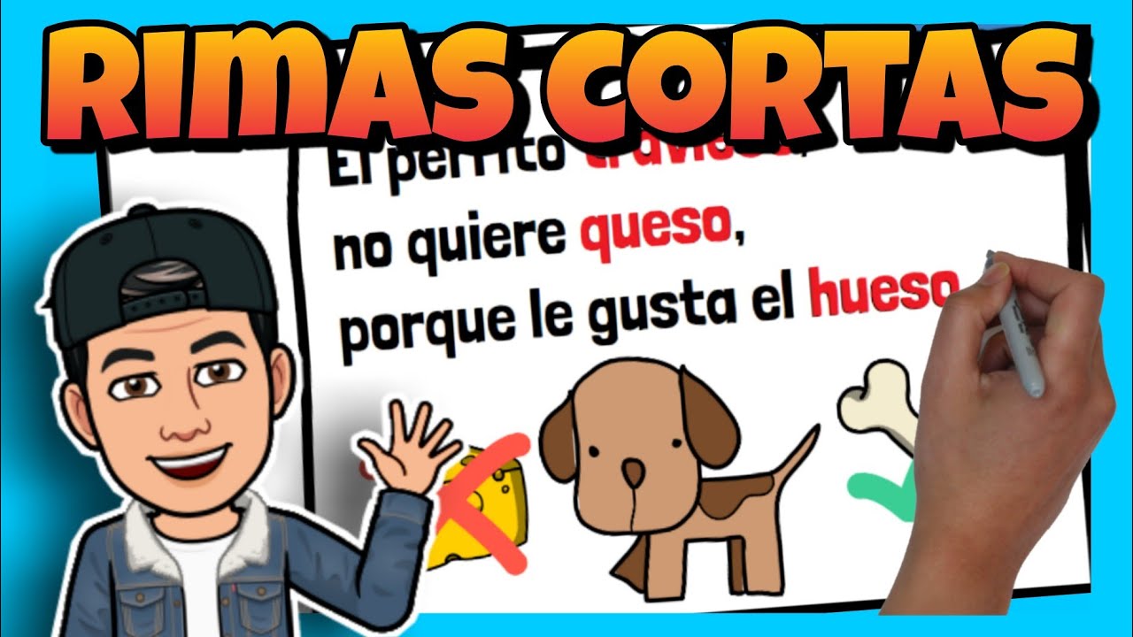 rimas cortas de animales para niños de kinder