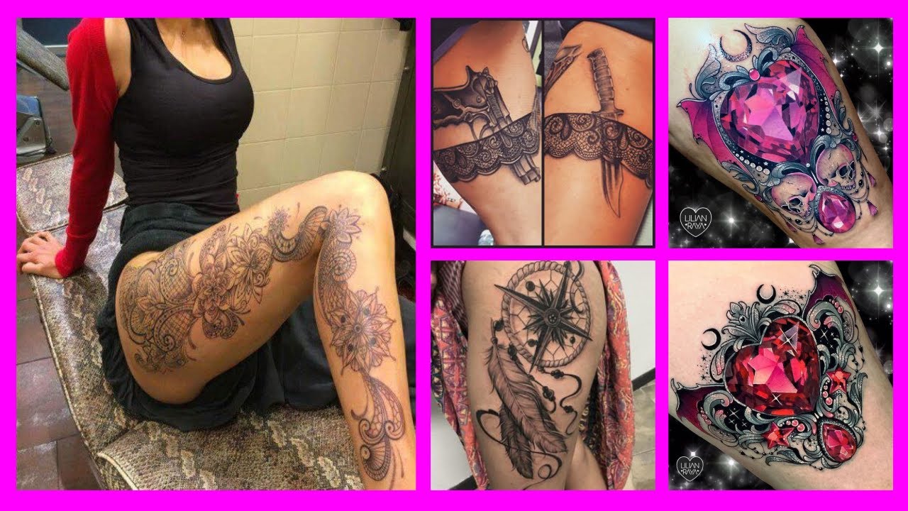 tatuajes de dragones para mujeres en la pierna