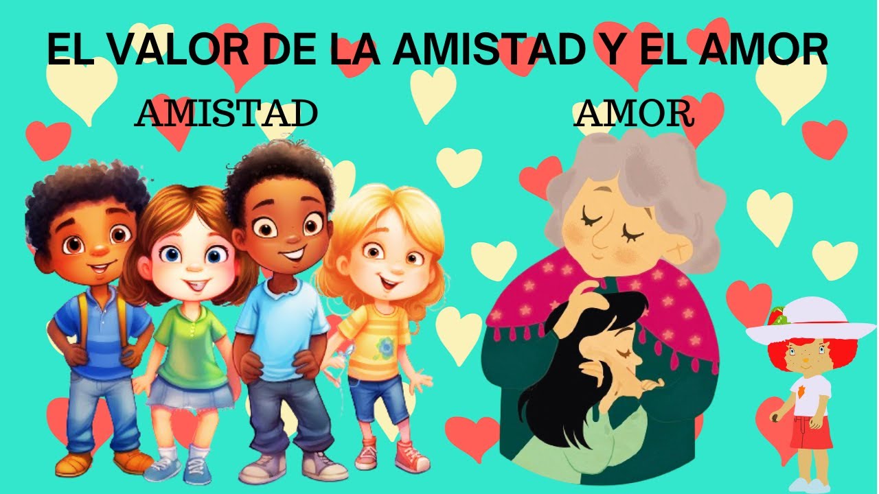carta del dia del amor y la amistad para niños
