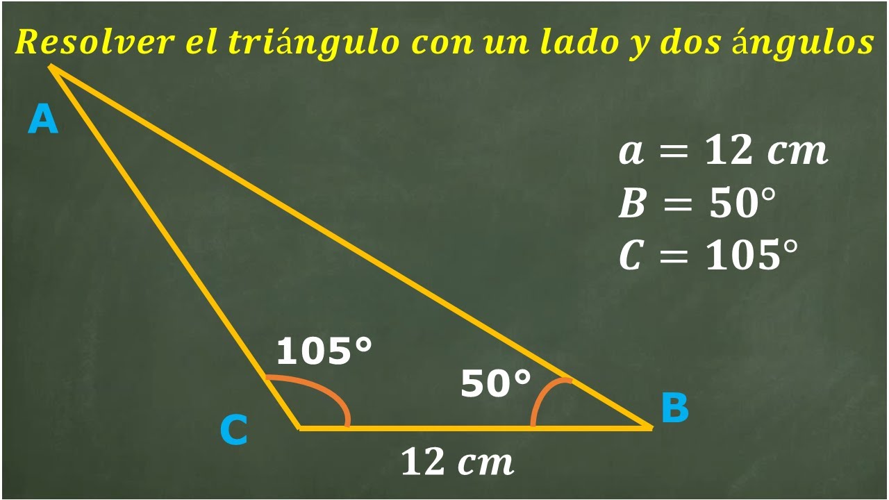 como calcular el lado de un triangulo obtusangulo
