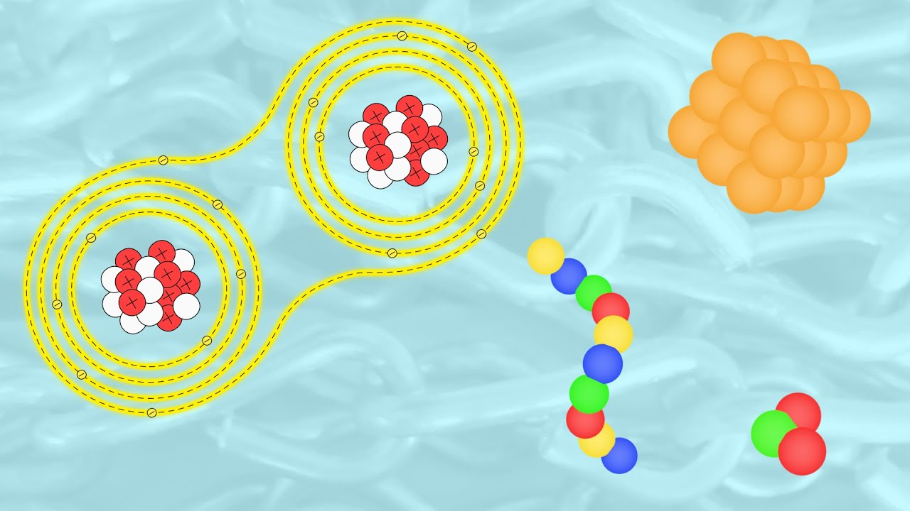 como se unen los atomos de los elementos quimicos