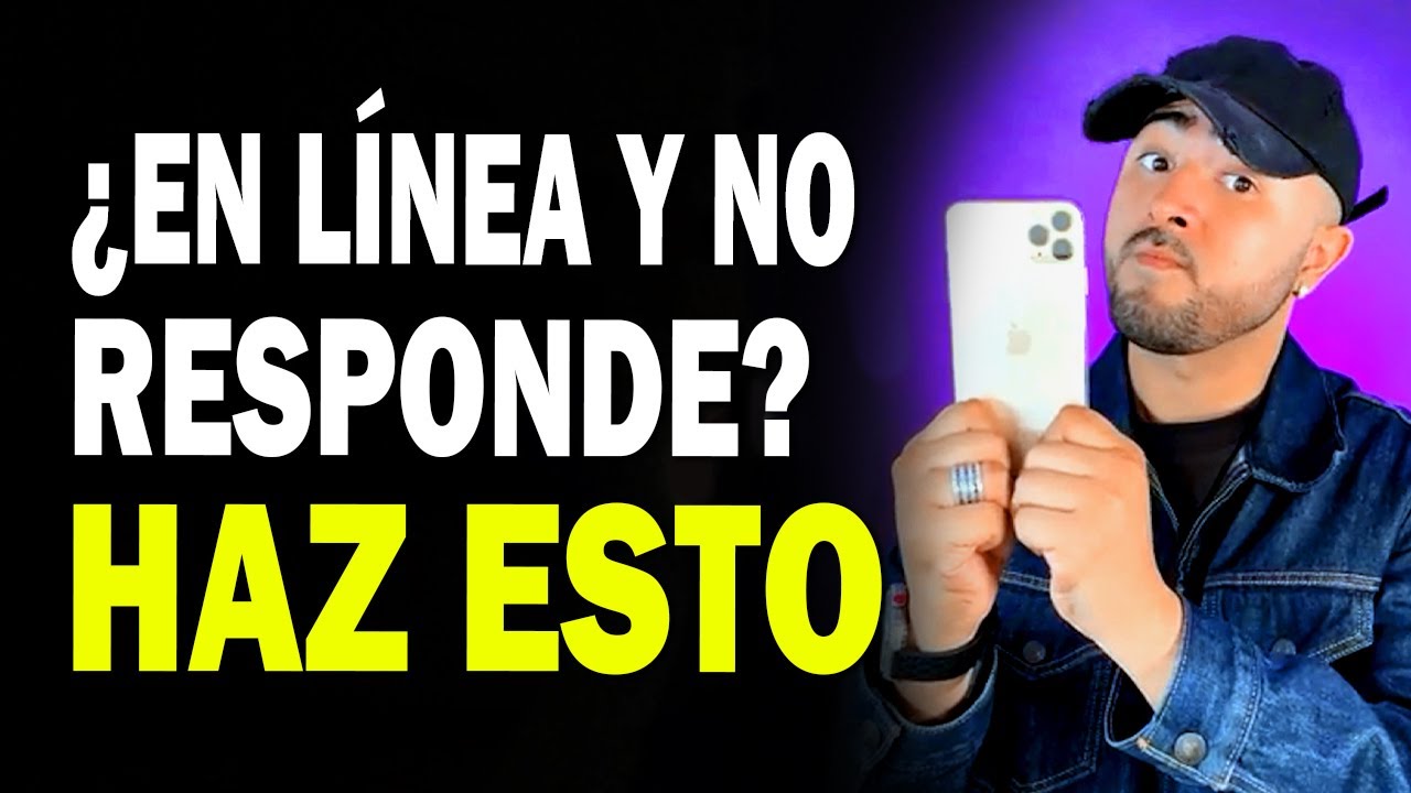cuando una persona esta en linea y no te responde