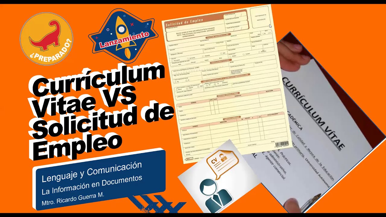 diferencia entre una solicitud de empleo y un curriculum vitae