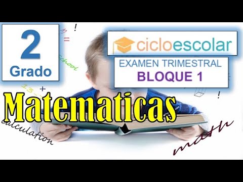 examen de primer bloque de segundo de primaria