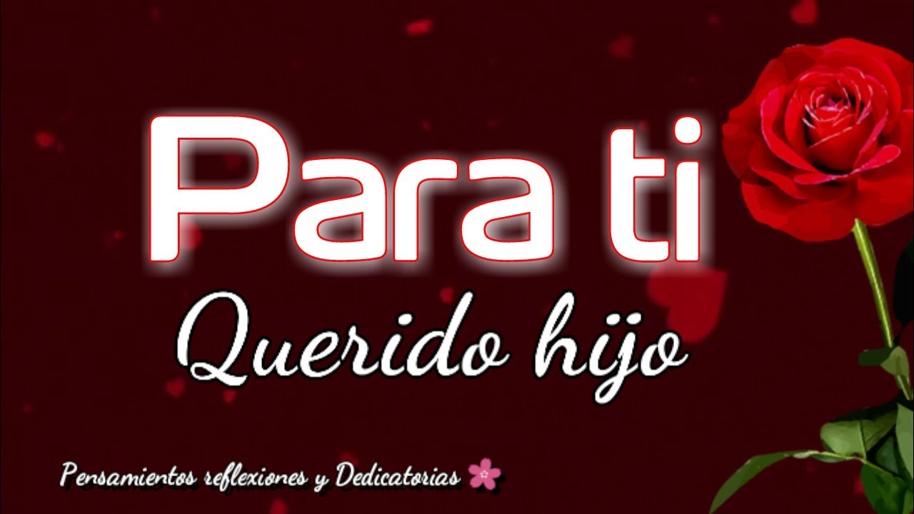 feliz dia del padre a mi hijo amado