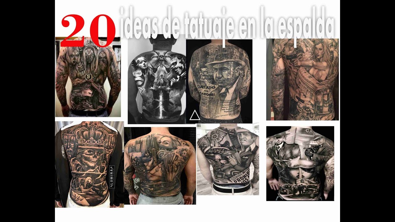 ideas de tatuajes en la espalda para hombres