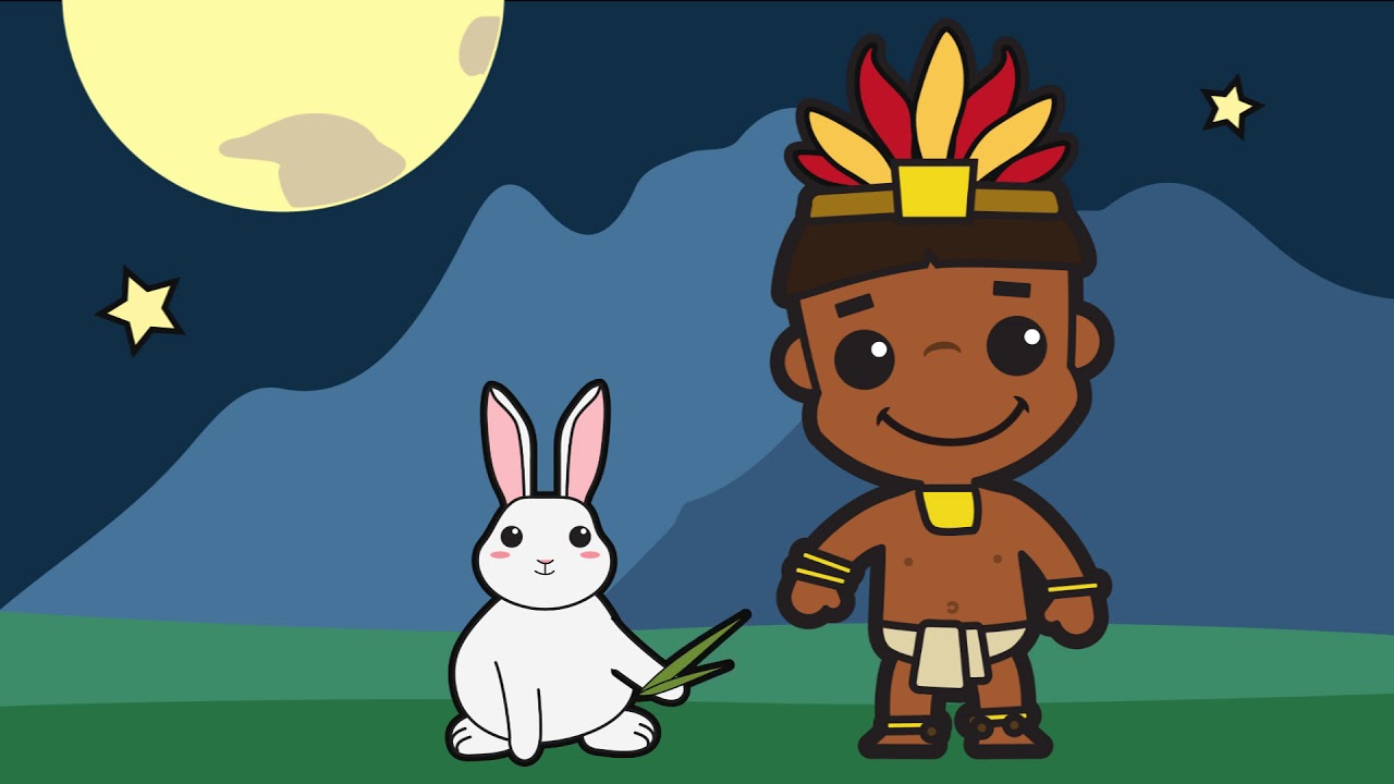 leyenda del conejo en la luna para niños