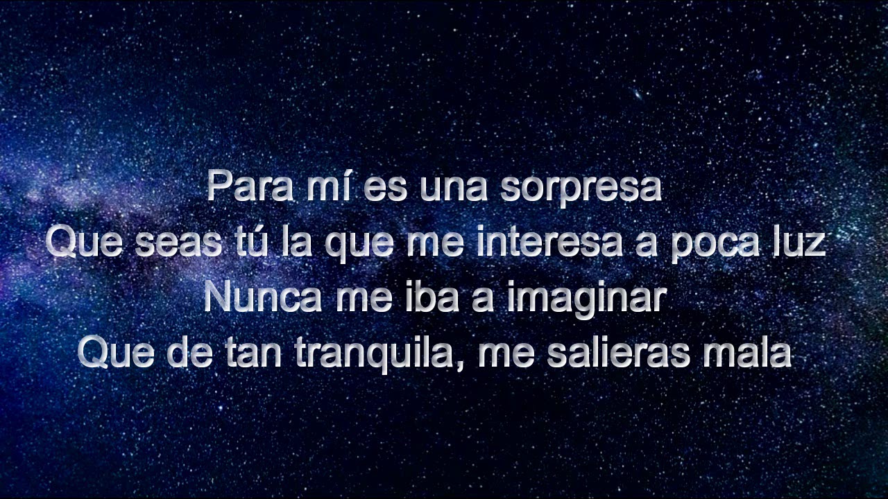 mala en el sentido que me encanta letra