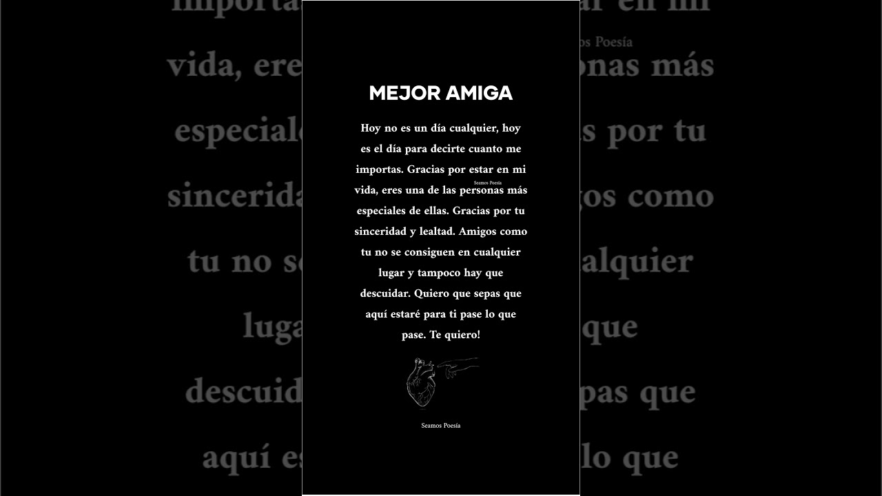 que poner en una carta para tu mejor amiga