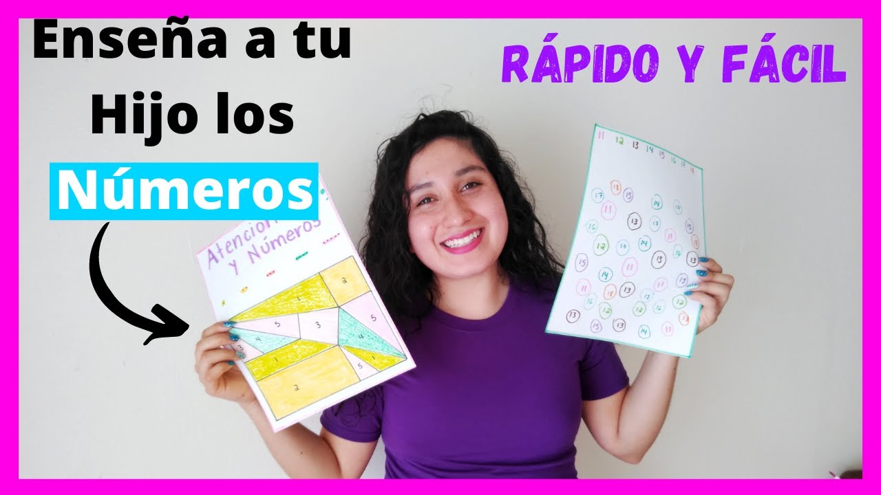 actividades de numeros para niños de 4 años