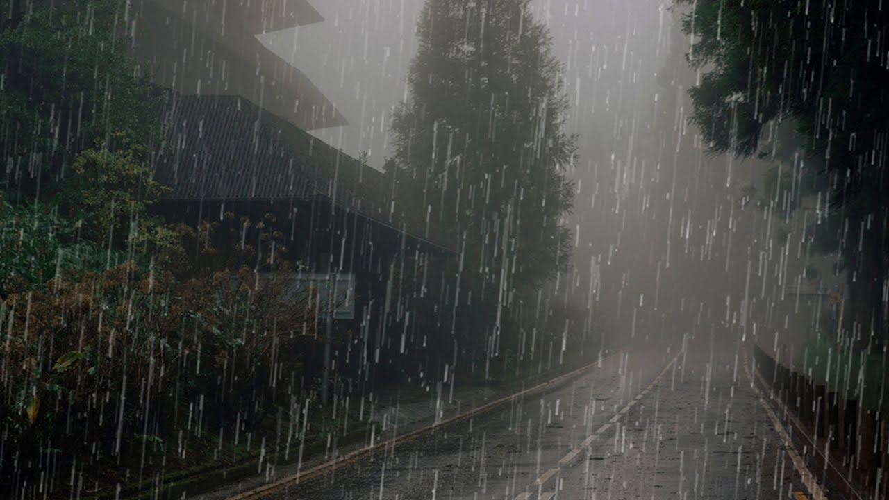 como se produce el sonido de la lluvia
