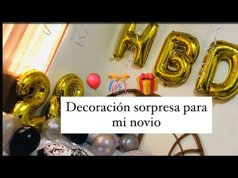 decorar el cuarto de mi novio en su cumpleaños