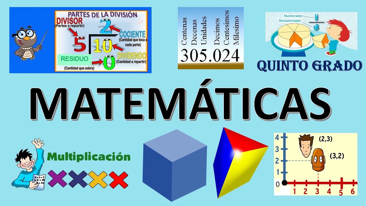 que debe saber un niño de quinto grado de primaria