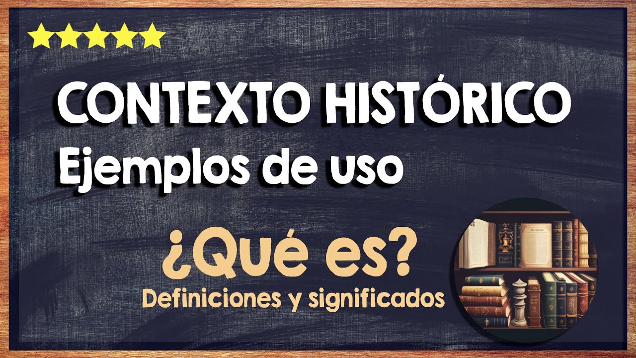que es el marco historico de una obra