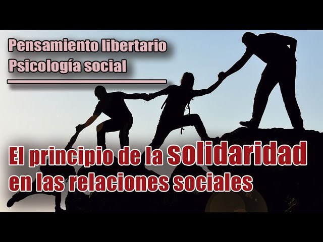 qué relación existe entre la solidaridad y la comunidad