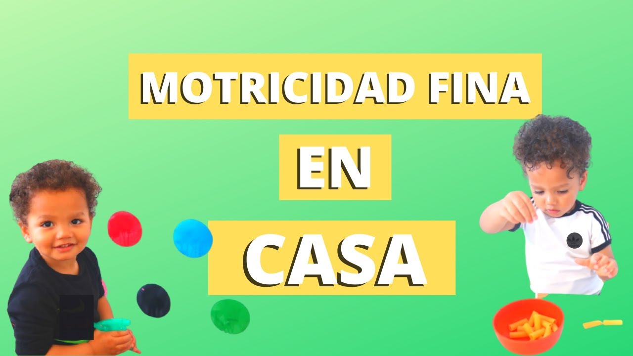trabajos para niños de 2 a 3 años