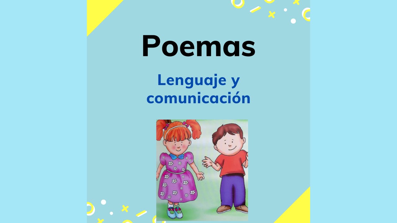 aprende poemas y los dice frente a otras personas