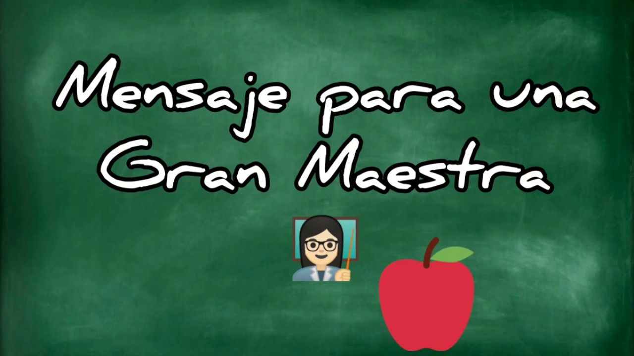carta para una maestra por el dia del maestro