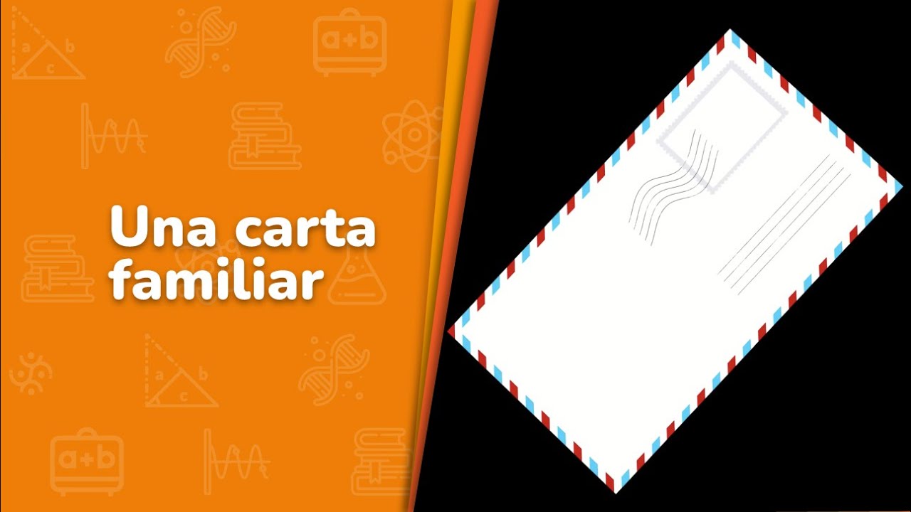cual es la estructura de una carta familiar