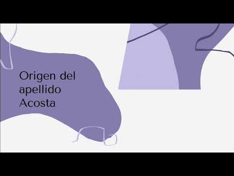 de donde proviene el apellido acosta y su significado