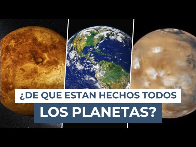 de que esta compuesto cada planeta del sistema solar
