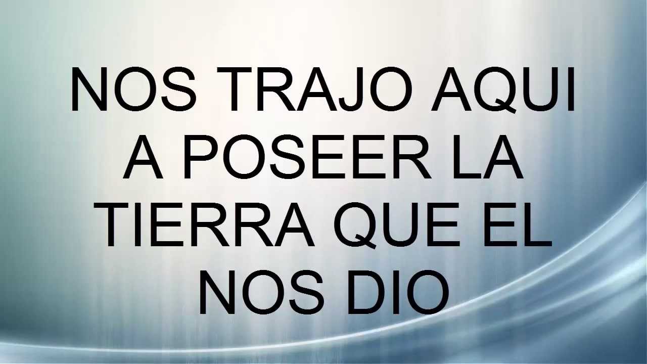dios no nos trajo aquí para volver atrás