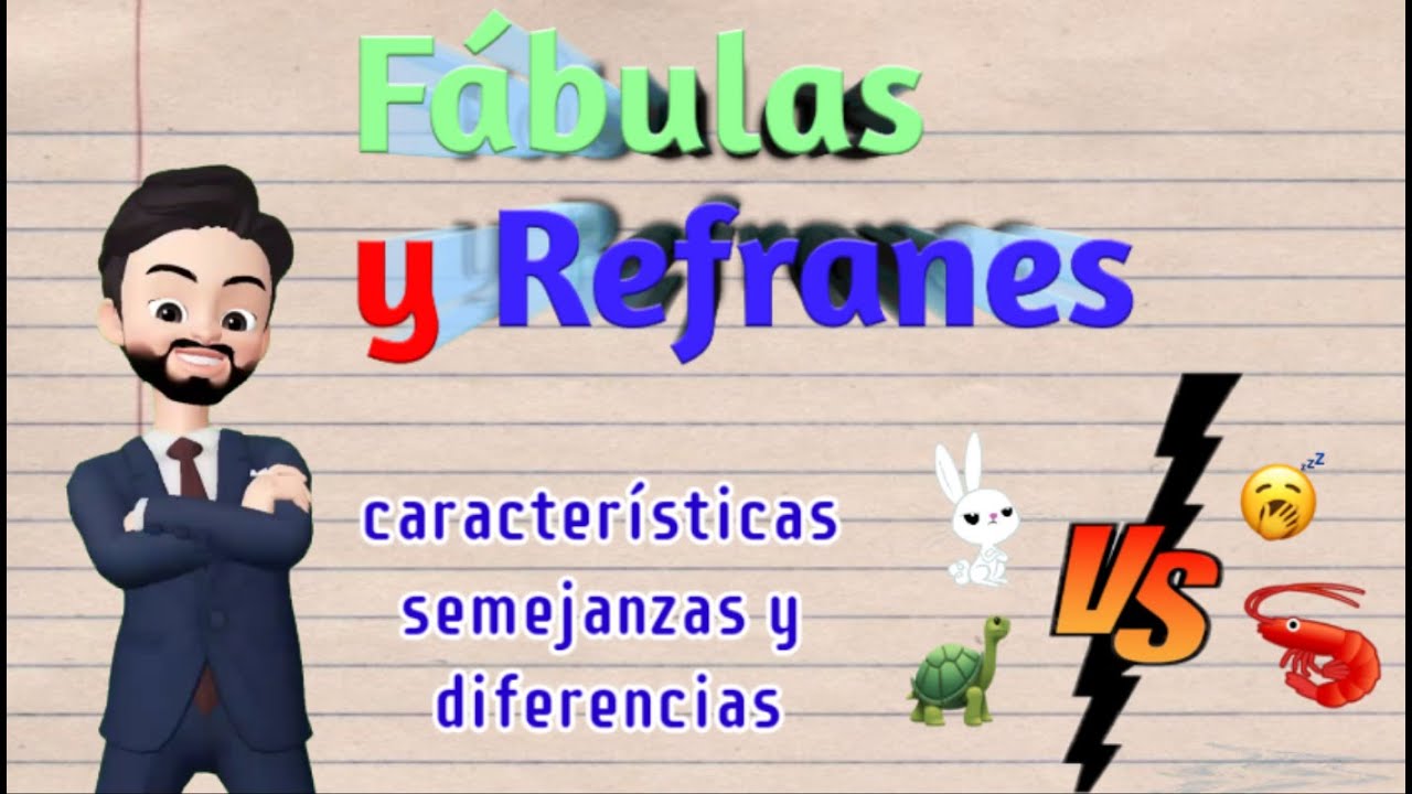 en que se parece la fabula y el refran