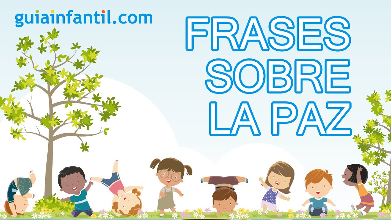 frases de paz y no violencia para niños
