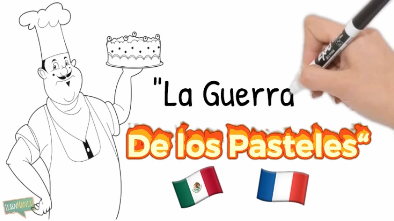 historieta de la guerra de los pasteles para niños