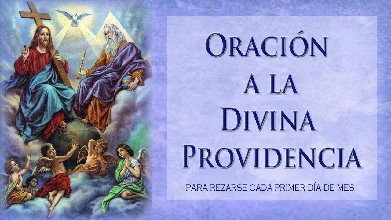 oración a la divina providencia primer día del mes