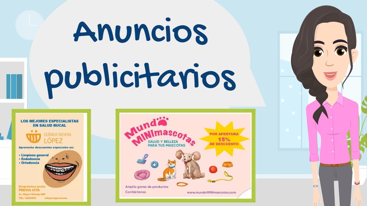 que son los anuncios publicitarios para niños de primaria