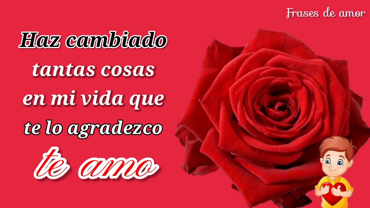 te amo gracias por estar en mi vida