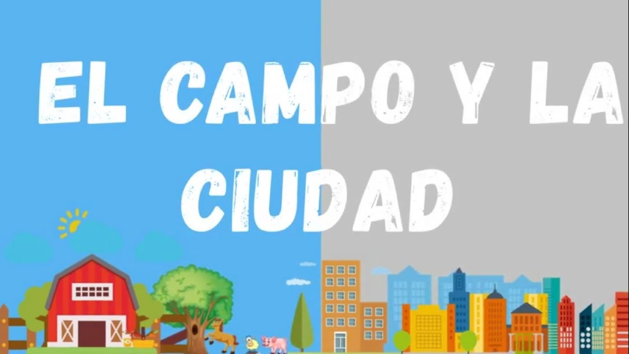 actividades del campo y la ciudad para niños