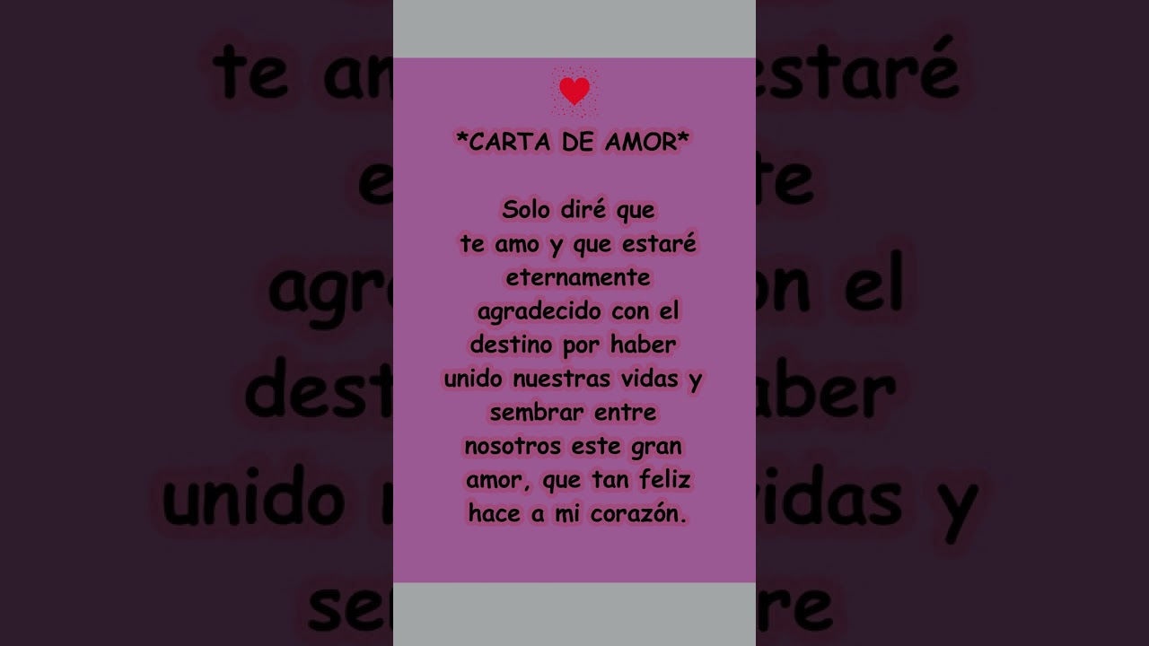cartas para enamorar a una mujer que tiene novio