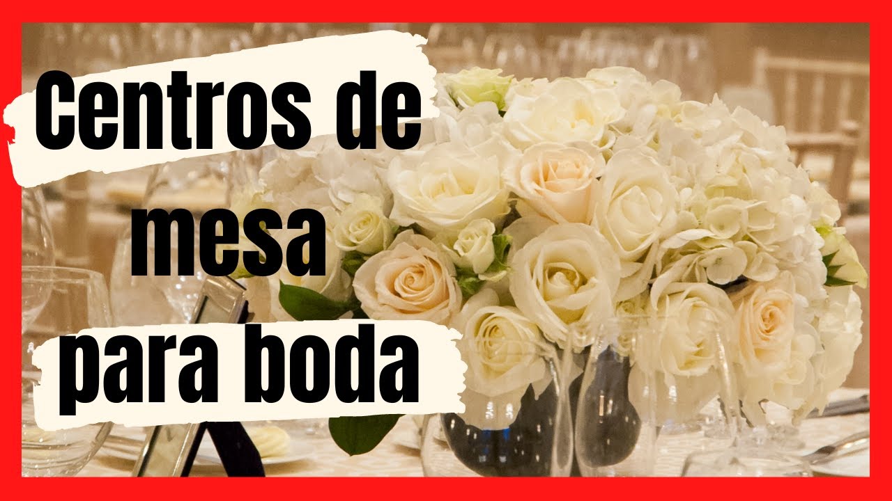 centros de mesa para boda sencillos y bonitos