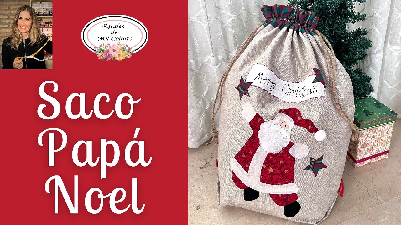 de que color es el saco de santa claus