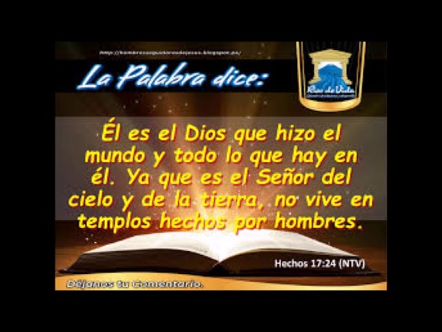 dios no mora en templos hechos por manos de hombres