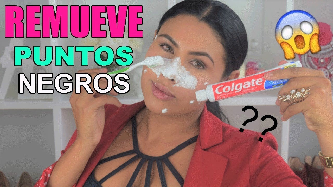 la pasta de dientes quita los puntos negros