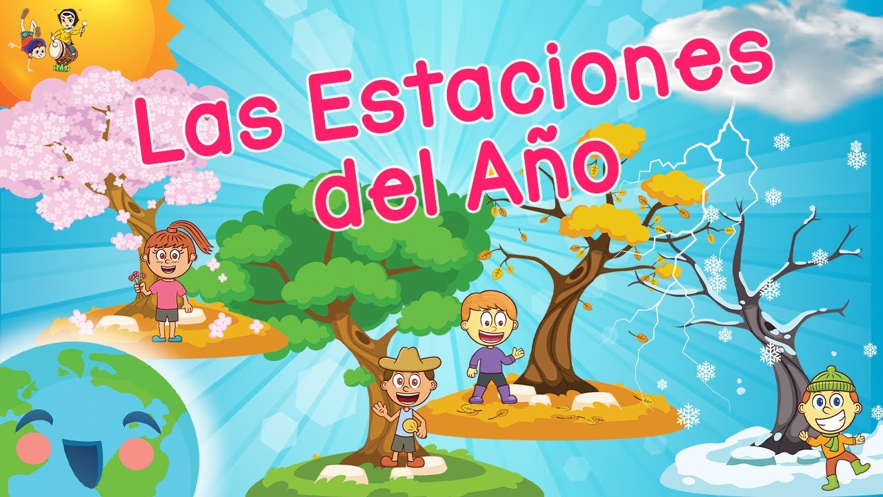 las 4 estaciones del año para niños de preescolar