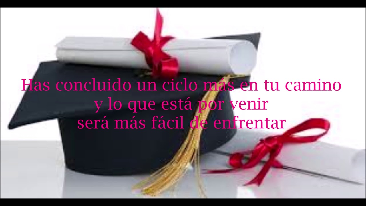palabras para un hijo que se gradúa de bachiller