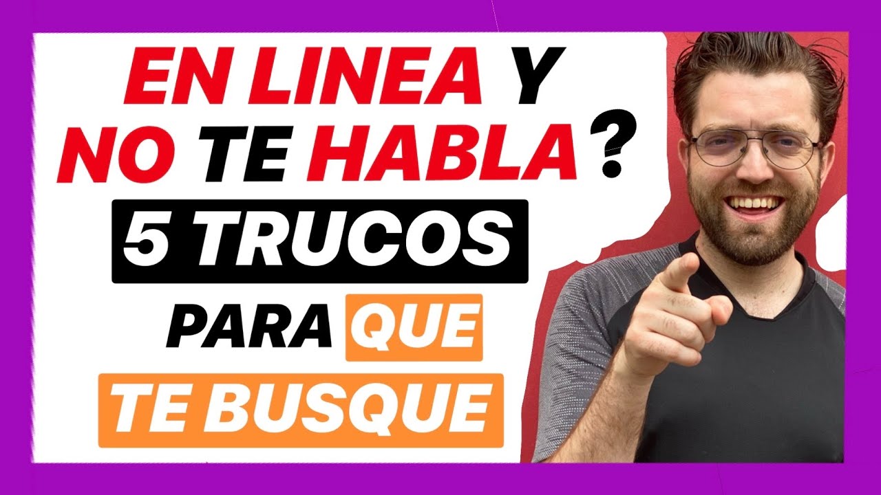 pareja cuando esta en linea y no te habla