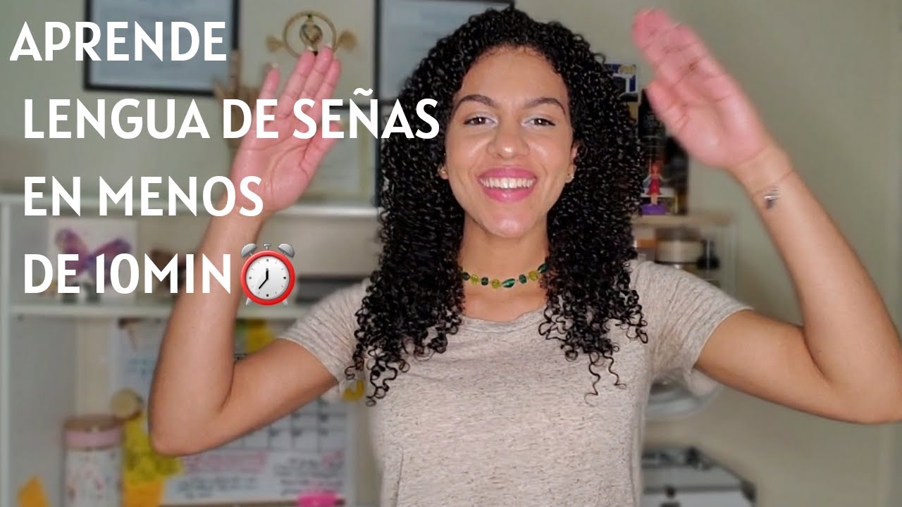 señas básicas en el lenguaje de señas americano