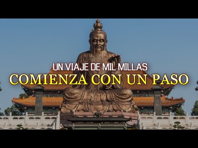 un viaje de mil millas comienza con un solo paso